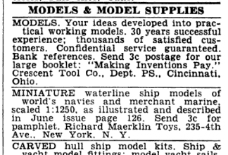 Richard Maerklin Toys Popular Science Aug 1939