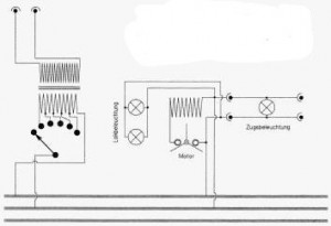 Schematic diagram for system using a transformer.